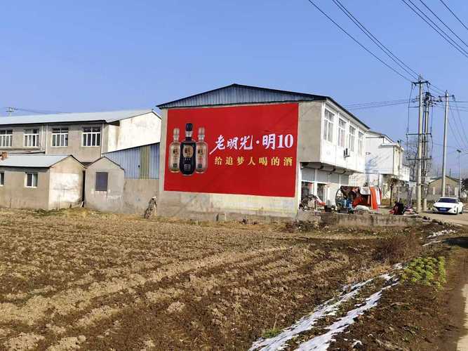 杭州墙体广告墙面刷涂料广告153